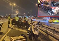 Fatih'te sapağı kaçıran sürücü geri manevra yaparken kazaya neden oldu