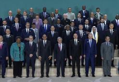 Cumhurbaşkanı Erdoğan, COP29 aile fotoğrafı çekimine katıldı