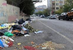 Maltepe'de grev kararının ardından sokaklarda çöp yığınları oluştu