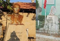 İzmir'de Atatürk büstüne saldırı düzenleyen şüpheli tutuklandı