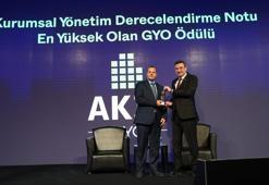 Akiş GYO’ya ‘Kurumsal Yönetim Derecelendirme Notu En Yüksek Olan GYO’ ödülü