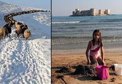 Toroslar'da kar, Akdeniz'de bahar havası