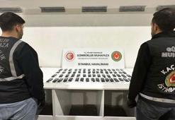 İstanbul Havalimanı'nda kaçakçıların etiket oyununu gümrük ekipleri bozdu