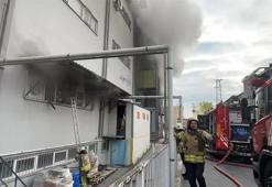 Avcılar'da iş hanında çıkan yangın söndürüldü: 2 yaralı