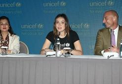 UNICEF ile milli voleybolcu Zehra Güneş arasında anlamlı iş birliği