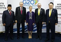 Cumhurbaşkanı Erdoğan, MIKTA liderleriyle bir araya geldi