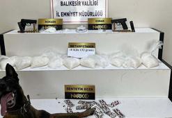 Buzdolabındaki uyuşturucuyu narkotik köpeği 'Fırtına' buldu