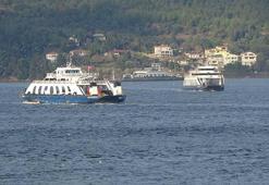 Bozcaada ve Gökçeada feribot seferlerine 'fırtına' engeli