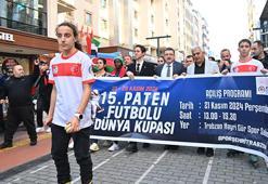 Trabzon’da Paten Futbolu Dünya Kupası'na kortejli başlangıç