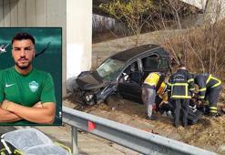 Kırklarelisporlu futbolcu Cenk Doğan, kazada yaralandı