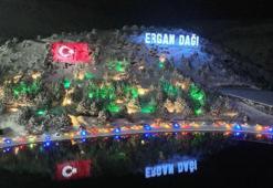 Ergan Dağı Kayak Merkezinde sezon açıldı