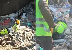 Esenler'de inşaatın 5'inci katından düşen işçi ağır yaralandı