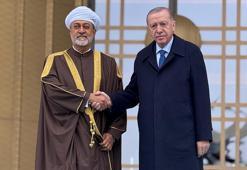 Cumhurbaşkanı Erdoğan, Umman Sultanı El Said'i resmi törenle karşıladı