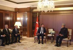 Cumhurbaşkanı Yardımcısı Yılmaz, Umman Sultanı Tarık ile görüştü