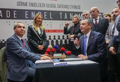 Özgür Özel, Görme Engelliler Ulusal Satranç Turnuvası'na katıldı