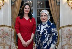 Emine Erdoğan, Karadağ Devlet Başkanı'nın eşi Milatovic ile bir araya geldi