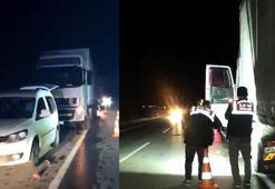 Arızalanan TIR'ını tamir etmeye çalışan Polonyalı şoför, TIR'ın çarpmasıyla öldü