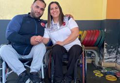 Bedensel engelli milli halterciler, sporda aşkı buldu