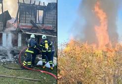 Giresun'da 2 katlı evde yangın; 1 ölü, 1 yaralı