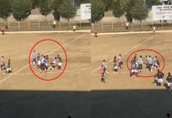 Amatör maçtaki tekme ve yumruklu kavgada 14 kırmızı kart