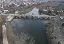 Edirne'de kuraklığa karşı Tunca Nehri'ne mini baraj