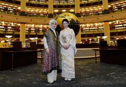 Emine Erdoğan, Japonya Veliaht Prensesi Akishino ile bir araya geldi