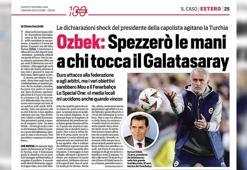 İtalyan basını Dursun Özbek'i sayfalarına taşıdı