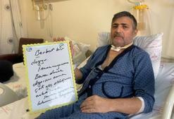 35 yıl sigara içti, gırtlak kanseri ile sesini kaybetti