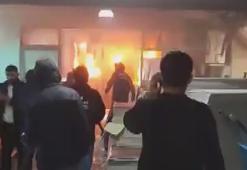 Zeytinburnu Matbaacılar Sitesinin yük asansörü alev alev yandı