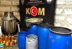 Yalova'da, 68 litre sahte içki ele geçirildi; 3 gözaltı