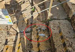 Tarihi merdivenlerin nişleri bağımlıların mekanı oldu