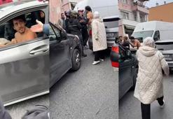Ümraniye'de yol kavgası kamerada