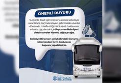 Beypazarı Belediyesi'nden Suriye'ye dönmek isteyenler için transfer hizmeti