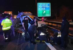 Edirne'de hafriyat kamyonu ile kamyonet çarpıştı: 2 yaralı