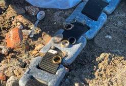 Denizde dedektörle altın arayan şüpheli, gözaltına alındı