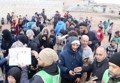 Münbiçli sivillere, Türk STK'lardan gıda yardımı