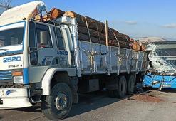 Halk otobüsü, polis aracı ve kamyona çarptı; 1 polis ile 5 öğrenci yaralı
