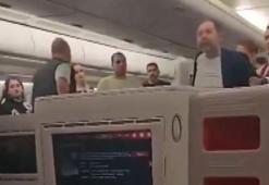 Sarhoş yolcu uçakta olay çıkarıp, 'Türkiye'yi satın alırım' diye tehdit etti