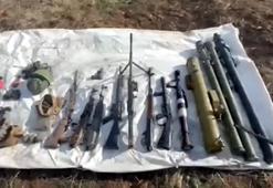 MSB: Pençe-Kilit bölgesinde çok sayıda silah ve mühimmat imha edildi