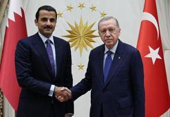 Cumhurbaşkanı Erdoğan, Katar Emiri Şeyh Al Sani ile bir araya geldi