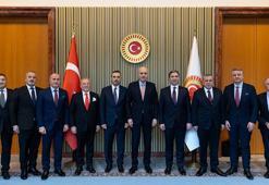 TBMM Başkanı Kurtulmuş, İsveç Süryani Cemaati heyetini kabul etti