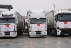 Türkiye'den Suriye'ye 75 bin yardım kolisi