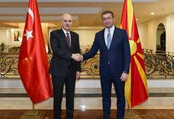 TBMM Başkanı Kurtulmuş, Kuzey Makedonya Başbakanı Mickoski ile görüştü
