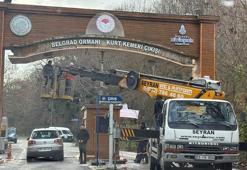 Belgrad Ormanı'ndaki İBB tabelaları kaldırıldı; DKMP tabelaları asıldı
