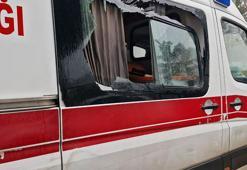 Ambulanslara 74’üncü kez taşlı saldırıda bulundu; gören telsizden uyarmaya başladı