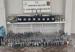 Ankara'da kaçak tütün ve alkol operasyonu