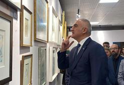 Bakan Ersoy, geleneksel el sanatları eserlerini inceledi