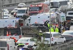 Sarıyer TEM Otoyolu’nda öğrenci servisi devrildi; 9'u öğrenci 10 yaralı