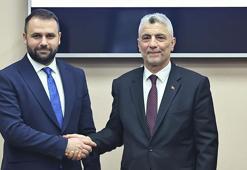 Bakan Bolat, Kuzey Makedonya Ekonomi ve Çalışma Bakanı Besar Durmisi ile bir araya geldi