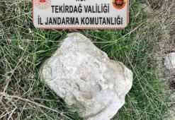 Binanın bahçesinde Roma dönemine ait sütun başlığı bulundu